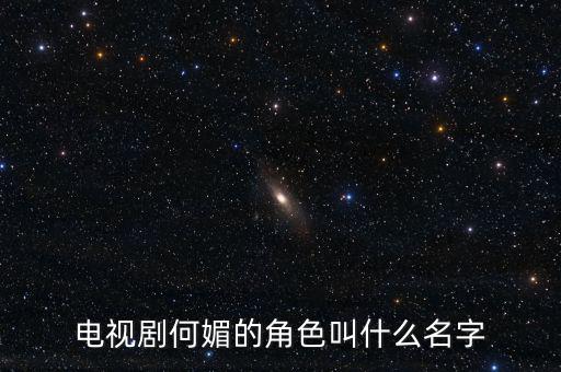 何媚與林騰蛟什么關(guān)系，電視劇何媚的角色叫什么名字