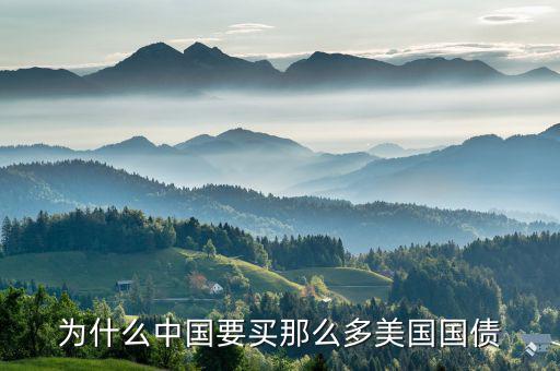 中國為什么美國國債，為什么中國一定要購買美國國債