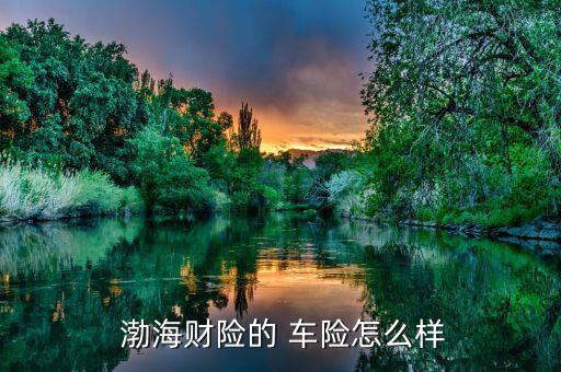 渤海車險(xiǎn)理賠怎么樣,親愛的，渤海車險(xiǎn)還不錯(cuò)，挺靠譜的