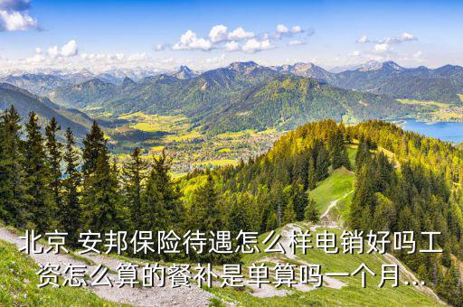 北京 安邦保險待遇怎么樣電銷好嗎工資怎么算的餐補(bǔ)是單算嗎一個月...