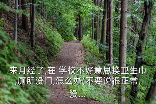 來(lái)月經(jīng)了,在 學(xué)校不好意思換衛(wèi)生巾,廁所沒門,怎么辦(不要說(shuō)很正常,沒...
