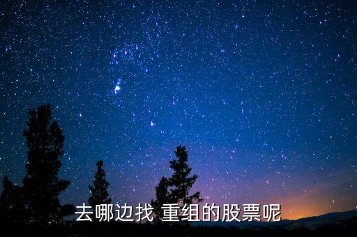 怎么找重組股,風華高科資產(chǎn)重組啟動首先要找到題材股票