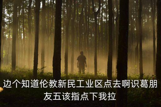 李葛衛(wèi)為什么入新民科技，邊個(gè)知道倫教新民工業(yè)區(qū)點(diǎn)去啊識(shí)葛朋友五該指點(diǎn)下我拉
