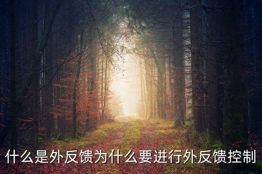 什么是機(jī)械外反饋，什么是外反饋為什么要進(jìn)行外反饋控制
