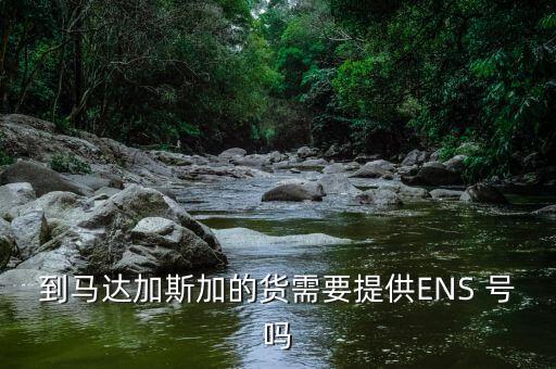 到馬達(dá)加斯加的貨需要提供ENS 號嗎