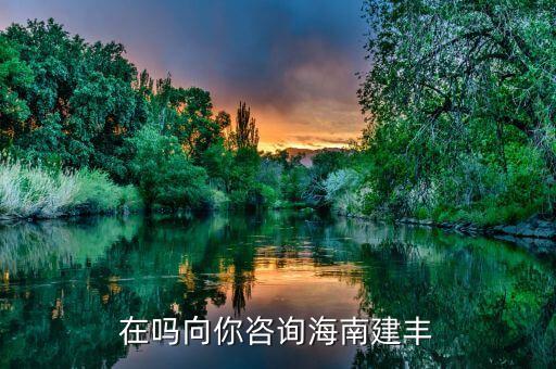 在嗎向你咨詢(xún)海南建豐