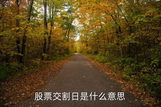 股市交割日是什么意思，股指交割日什么意思