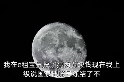 e租寶為什么沒有人管，國家為什么把e租寶平臺給關了讓投資者和理財師心里發(fā)慌這么長