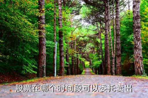 股票什么時(shí)候可以委托賣(mài)出，股票在哪個(gè)時(shí)間段可以委托賣(mài)出