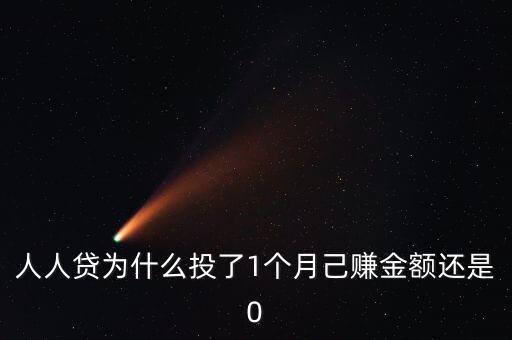人人貸為什么不顯示收益，人人貸p2p怎么去看不到收益多少