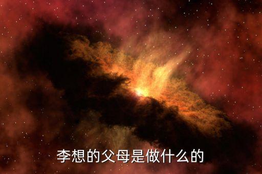 李想顯卡之家是做什么的，李想的父母是做什么的