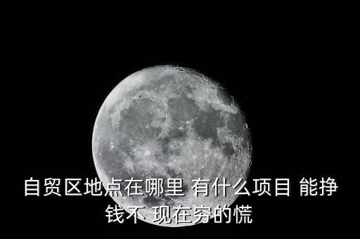 自貿(mào)區(qū)可以做什么，自貿(mào)區(qū)地點在哪里 有什么項目 能掙錢不 現(xiàn)在窮的慌