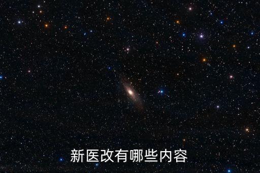 什么是新醫(yī)改，新醫(yī)改有哪些內(nèi)容