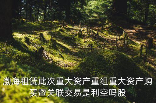 渤海租賃此次重大資產(chǎn)重組重大資產(chǎn)購買暨關聯(lián)交易是利空嗎股