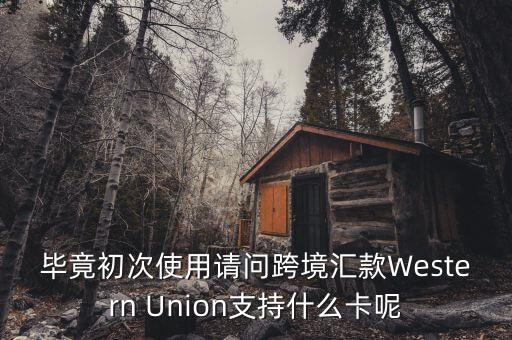 什么是西聯(lián)，畢竟初次使用請問跨境匯款Western Union支持什么卡呢
