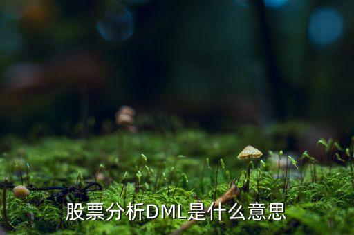 dml指標(biāo)什么意思，怎樣看懂股票dml線