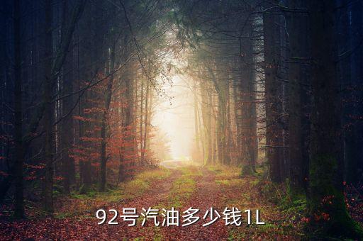 92號汽油什么價，92汽油價格