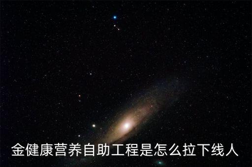金健康是通過什么方式賺錢，金健康營養(yǎng)自助工程是怎么拉下線人