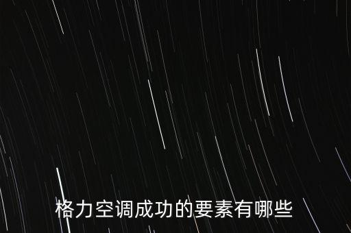格力電器成功實行專業(yè)化戰(zhàn)略的因素是什么，格力空調(diào)成功的要素有哪些
