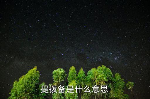 什么叫撥備，提撥備是什么意思