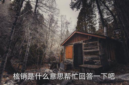 什么是不良資產(chǎn)核銷，核銷是什么意思