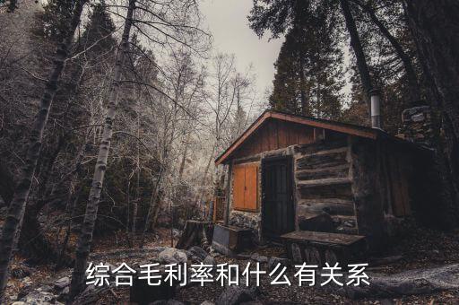 什么是綜合毛利，綜合毛利率和什么有關系