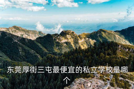 東莞福民集團,東莞厚街福民學(xué)校