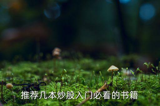 推薦幾本炒股入門必看的書(shū)籍