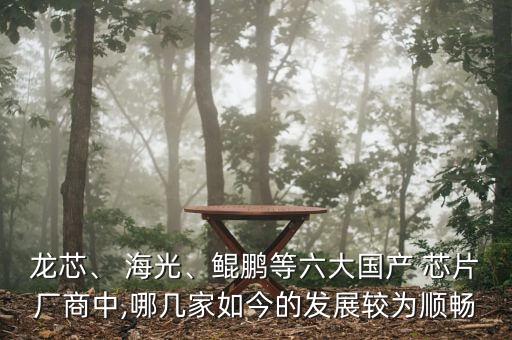 龍芯、 海光、鯤鵬等六大國產(chǎn) 芯片廠商中,哪幾家如今的發(fā)展較為順暢