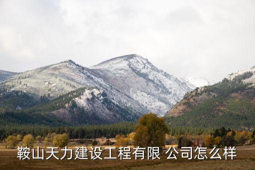 鞍山天力建設工程有限 公司怎么樣