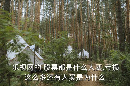 樂(lè)視網(wǎng)的 股票都是什么人買(mǎi),虧損這么多還有人買(mǎi)是為什么
