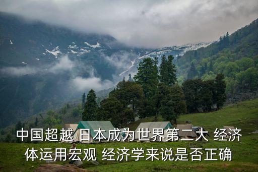 中國超越 日本成為世界第二大 經(jīng)濟體運用宏觀 經(jīng)濟學來說是否正確